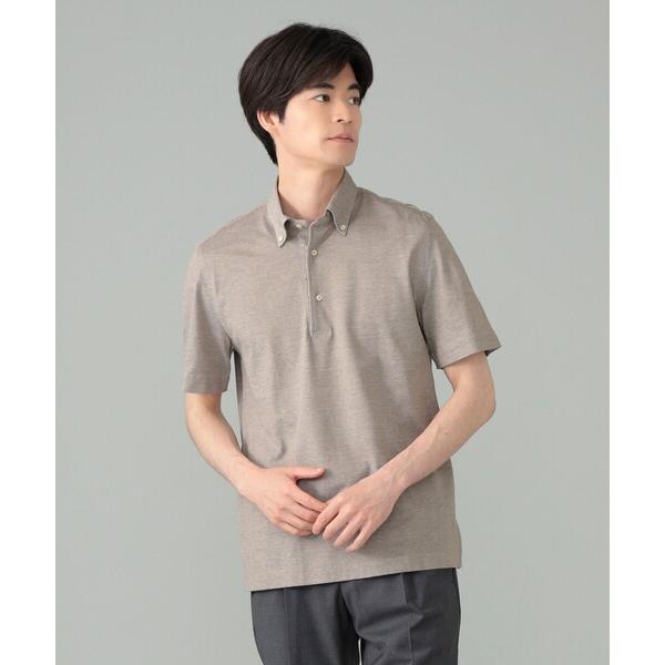 ポロシャツ 「別注」GUY ROVER / ボタンダウン カノコ メランジ ポロシャツ メンズ