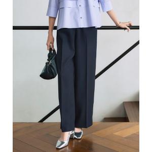 パンツ FluidBackSatin  ワイドパンツ レディース