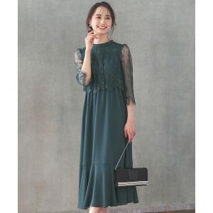 ANY SIS（エニィスィス） ドレス 「Lily Calin」ラインエンブロイ