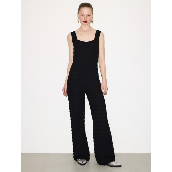 オールインワン THROW SQUARE NECK JUMPSUITS スクエアネック ジャンプスー...