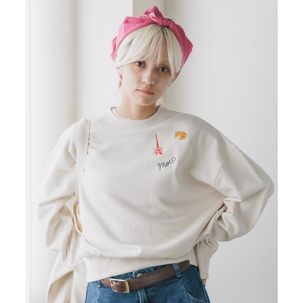 トレーナー スウェット EMILY IN PARIS × FUDGE / EMB SWEAT SHI...