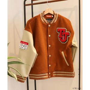 スタジャン 「公式」トムとジェリー　スタジャン　キャッチアンドラン　Lサイズ レディース