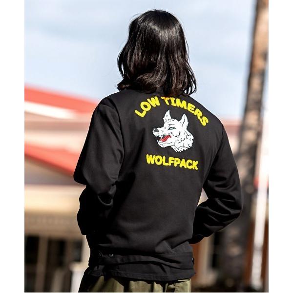 ブルゾン アウター 「ALCARZA/アルカーザ」ワッペンジップアップジャケット(狼) メンズ レデ...