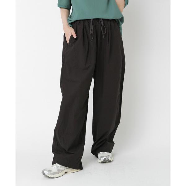 パンツ R4334 ガーメントダイアシメトリーワイドパンツ レディース