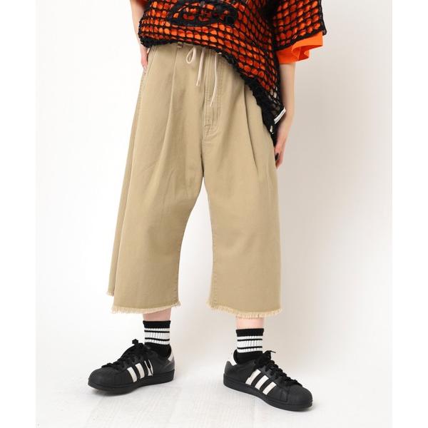 パンツ R4346 クロップドラインパンツ レディース