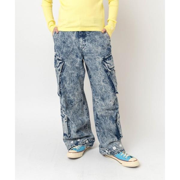 カーゴパンツ R4349 デザインカーゴポケットパンツ レディース