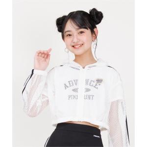 パーカー PINKHUNT ピンクハント 2ラインメッシュZIP パーカー 0604K キッズ 子供服 女の子