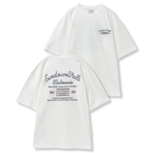 tシャツ 天竺サーフ刺繍Ｔシャツ メンズ レディース