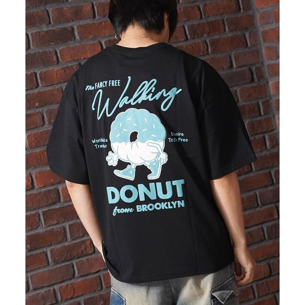 tシャツ ドーナツモチーフ ビッグTシャツ / Donut motif Big T-shirt メン...