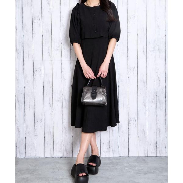 ワンピース 「1セットで着回し自在」2点SETワンピース／前後2WAYデザイン