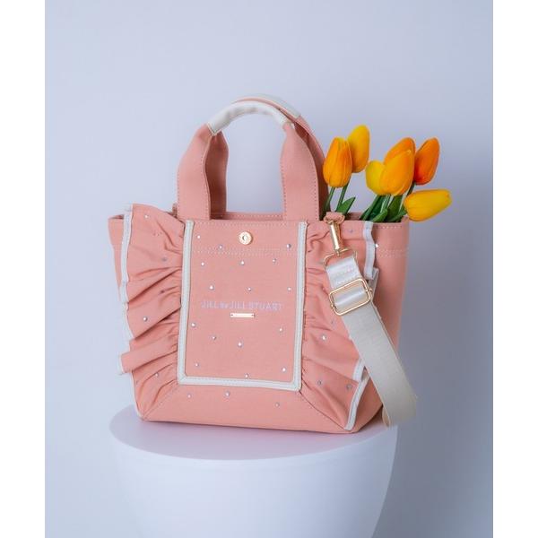 トートバッグ フレームフリルトートポッピン レディース