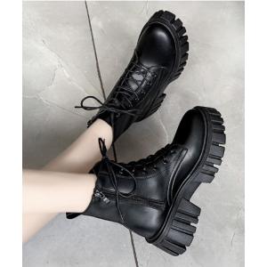 「Shoes in Closet」 ショートブーツ S ブラック レディース
