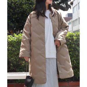 「libelle more」 「MARBLEWALTZ」ダウンコート L モカ レディース