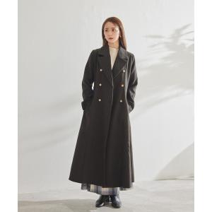 「ADIRA」 チェスターコート MEDIUM ブラック レディース