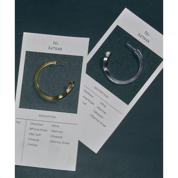 ピアス Hoop Tail Pearl Pierce / Single レディース