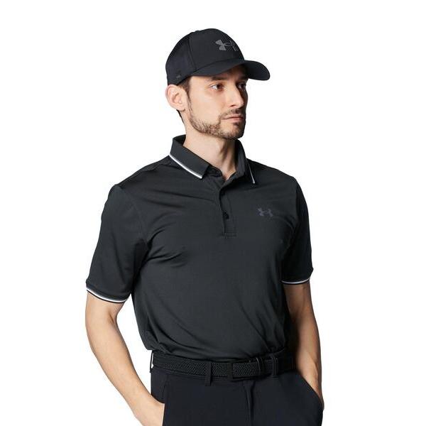ポロシャツ UAプレーオフ3.0 リブ ポロ（ゴルフ/メンズ） メンズ