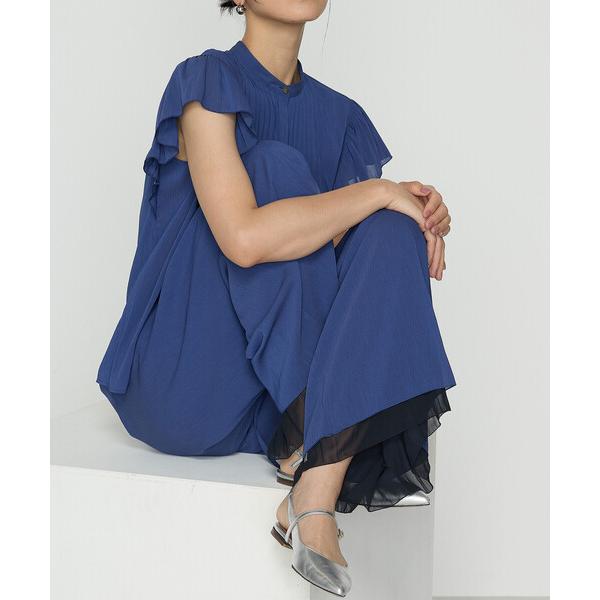 パンツ シフォン×シャンブレーカッセン リバーシブルパンツ レディース