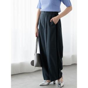 パンツ サイドラインストレートパンツ レディース