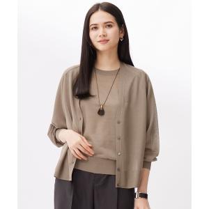 カーディガン ブライトシアー カーディガン レディース