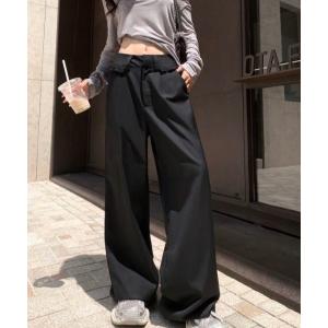 パンツ 「Dormiir」レースデザインスラックスパンツ レディース