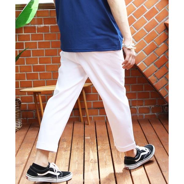 チノパン ストレッチチノクロップドパンツ メンズ レディース