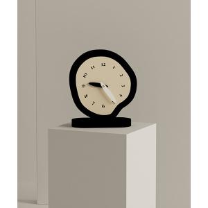 時計 「アイラドール room」モノトーンカラー置時計