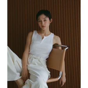 CASA FLINE tシャツ カップ付きギャザーロングスリーブトップス