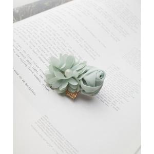 ヘアクリップ 「レースフラワー デザインバレッタ」の商品画像