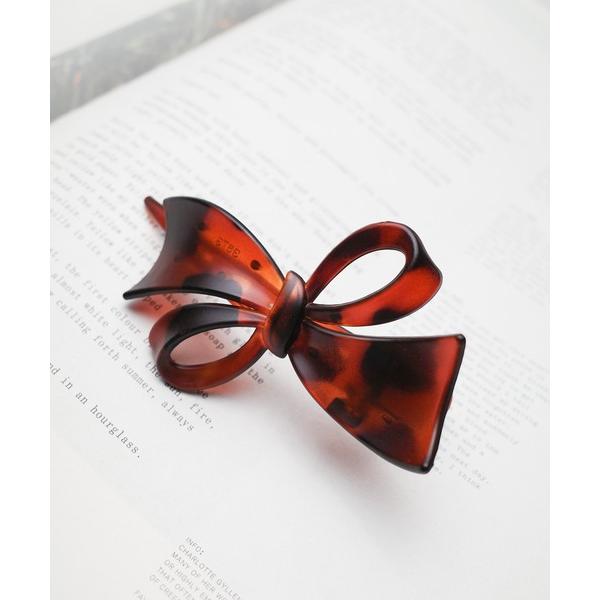 ヘアクリップ 「リボンデザインバレッタ」