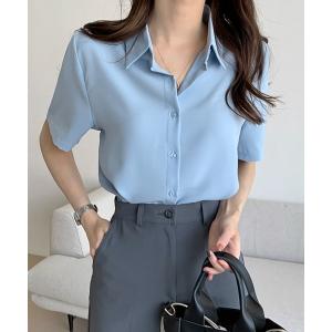 ブラウス シャツ satin balloon sleeve blouse /サテンバルーン 