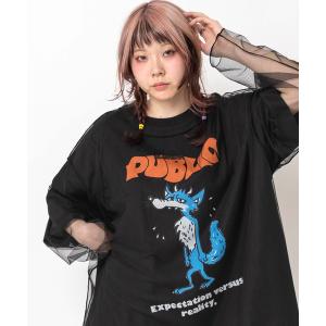 tシャツ M2468 PUBLIC WOLF BIG T レディース