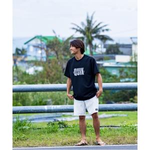 ラッシュガード THE VOID SS /クイックシルバーUVロゴ半袖ラッシュガード（水着） メンズ レディース