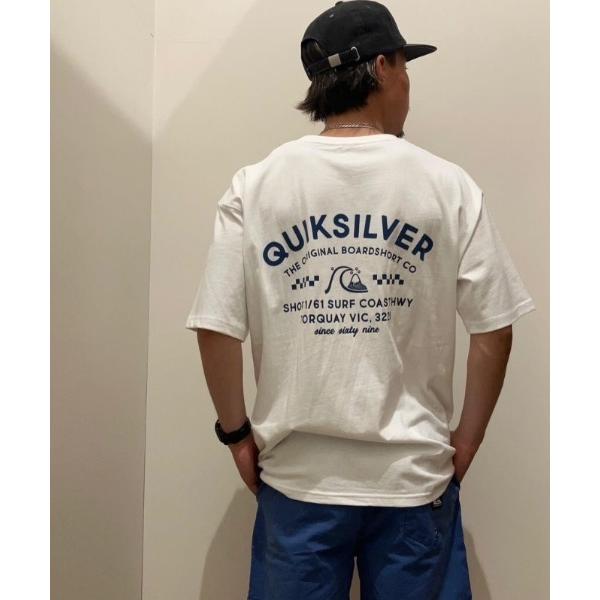 tシャツ BRICKS AND MORTAR ST /クイックシルバーバックプリントルーズフィット天...