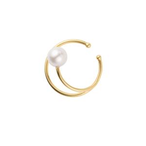 イヤーカフ K18 パール イヤーカフ レディース