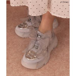 スニーカー 「Mickey＆Minnie」/シアーデザインスニーカー レディース
