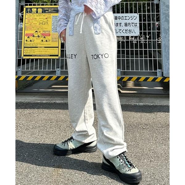 スウェットパンツ ジャージ サイドパールAlleyスエパン レディース