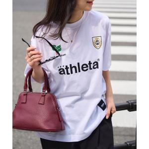tシャツ 「 athleta 」プリントTシャツ レディース メンズ