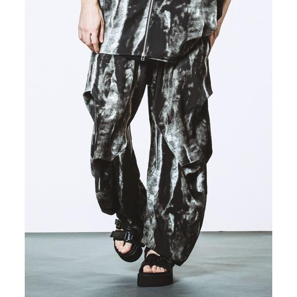パンツ 「NO ID.」Changing Gather Drape Trousers / チェンジン...