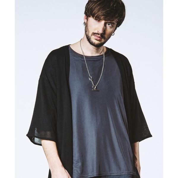 カーディガン 「NO ID.」Back Tuck Changing Knit Gown / バック ...