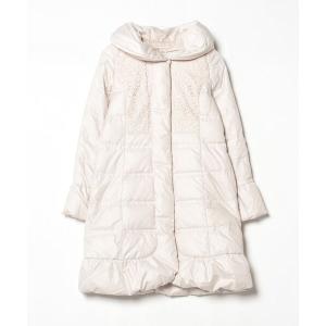 「nanette lepore」 ダウンコート 2 ベージュ レディース