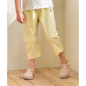パンツ 「接触冷感」ひんやり裾スカラップ/7days Style pants キッズ 子供服 女の子