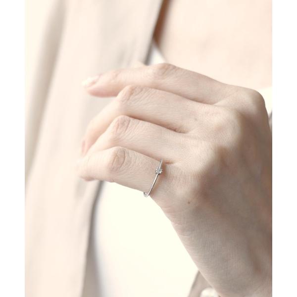 指輪 リング ミニキュービックピンキーリング#5 レディース