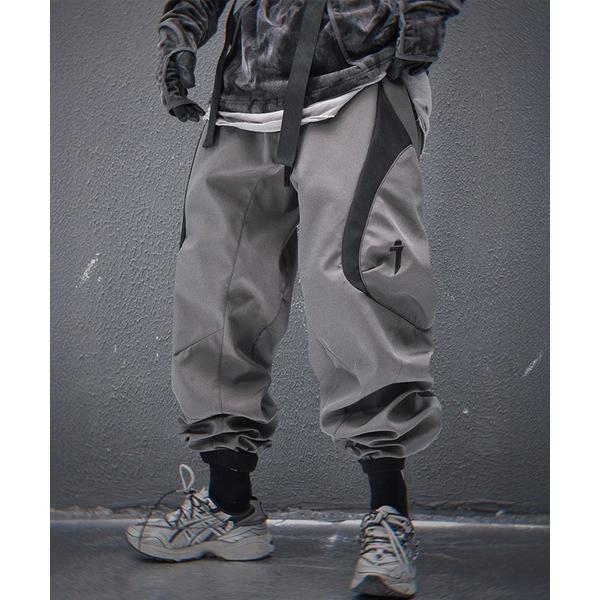 カーゴパンツ 吉業重工 切替 ナナメポケット カーゴパンツ メンズ レディース