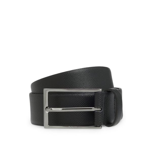 ベルト イタリアンレザー ベルト プリントストラクチャー メンズ