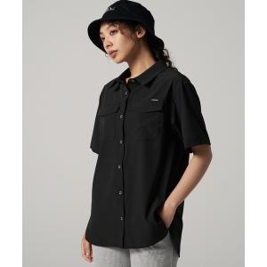 ブラウス シャツ 半袖 ホライゾン ガイド 半袖 シャツ レディース
