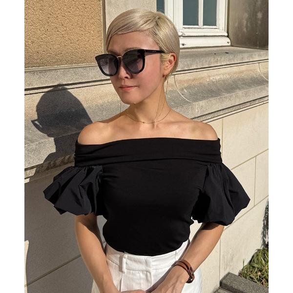 tシャツ マシュマロスリーブ Tシャツ レディース