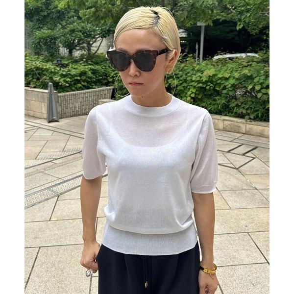 ニット セーター イタリア糸シアーサマーニット レディース