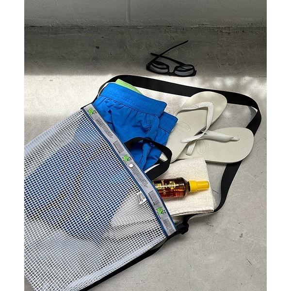 ショルダーバッグ WEEKEND(ER) ウィークエンダー LARGE MESH TOTE BAG ...