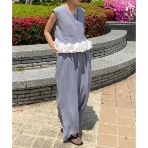 ドレス 「ANDRESD」whip hem set up dress「ホイップヘムセットアップドレス」
