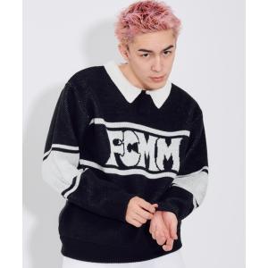 「FCMM」 長袖ニット MEDIUM ブラック メンズ